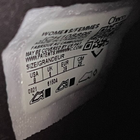 Chaco Sz 8 Wmns Black Ramble Puff Cinch Casual Quilted Shoe - Picture 10 of 11